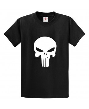 Punish Skull Unisex Classic Kids and Adults T-Shirt For Movies Fans